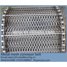 Heat resistant industrial each process used durable metal pitch conveyor belt